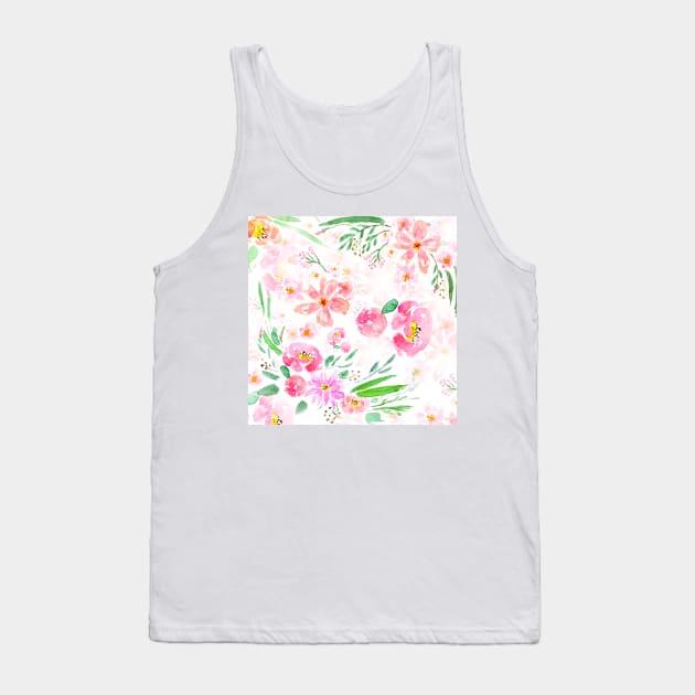 pink flowers pattern 1 Tank Top by colorandcolor